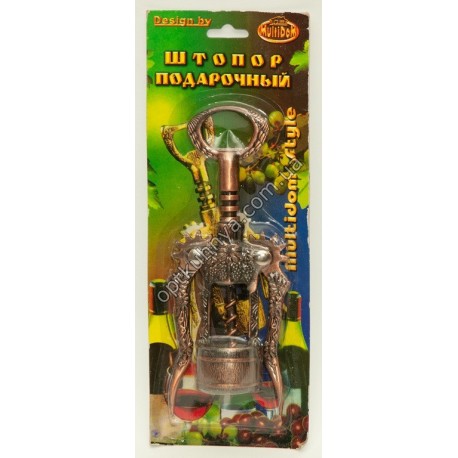 23042 ( Штопор бабочка подарочный со цветного )