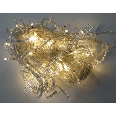 38 Led белый шнур (300L)